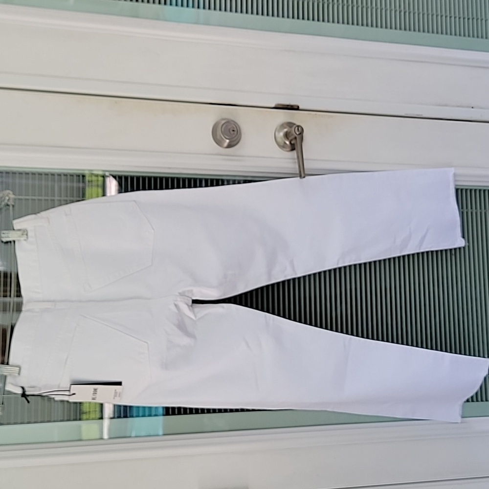 Re/Done 70s Ultra High Rise Stove Pipe Jeans in Vintage White Sz 26 Button Fly - Picture 2 of 16